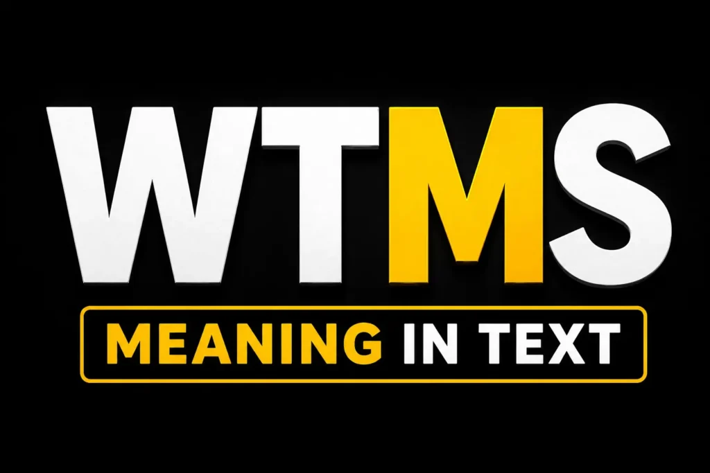 WTMS Meaning in Text