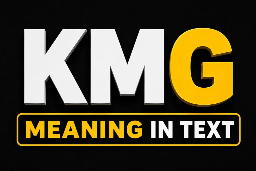 KMG Meaning in Text