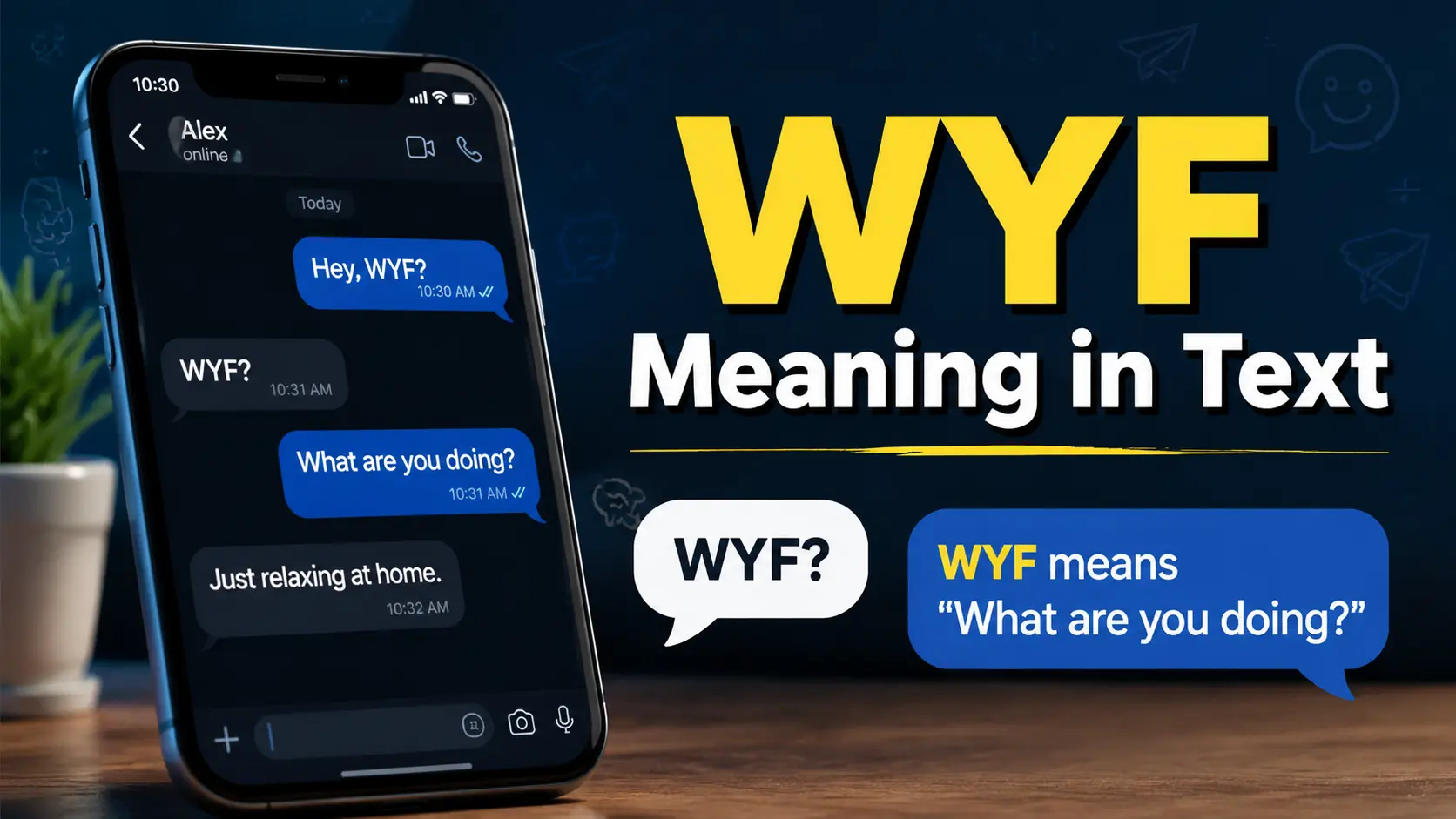 WYF Meaning in Text