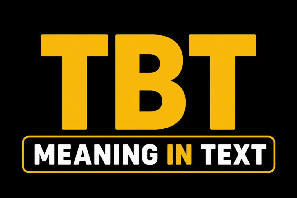 TBT Meaning in Text