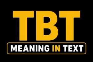 TBT Meaning in Text