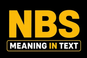 NBS Meaning in Text