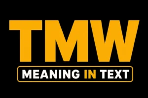 TMW Meaning in Text