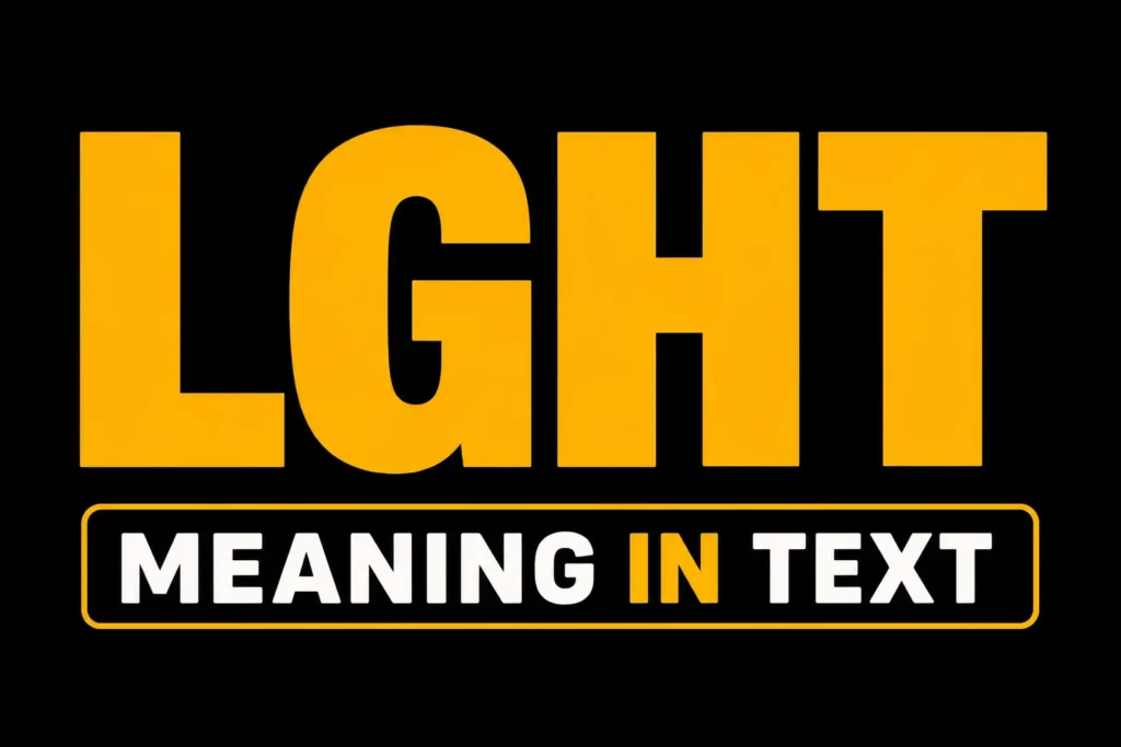 LGHT Meaning in Text