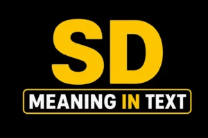 SD Meaning in Text