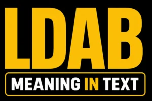 LDAB Meaning in Text
