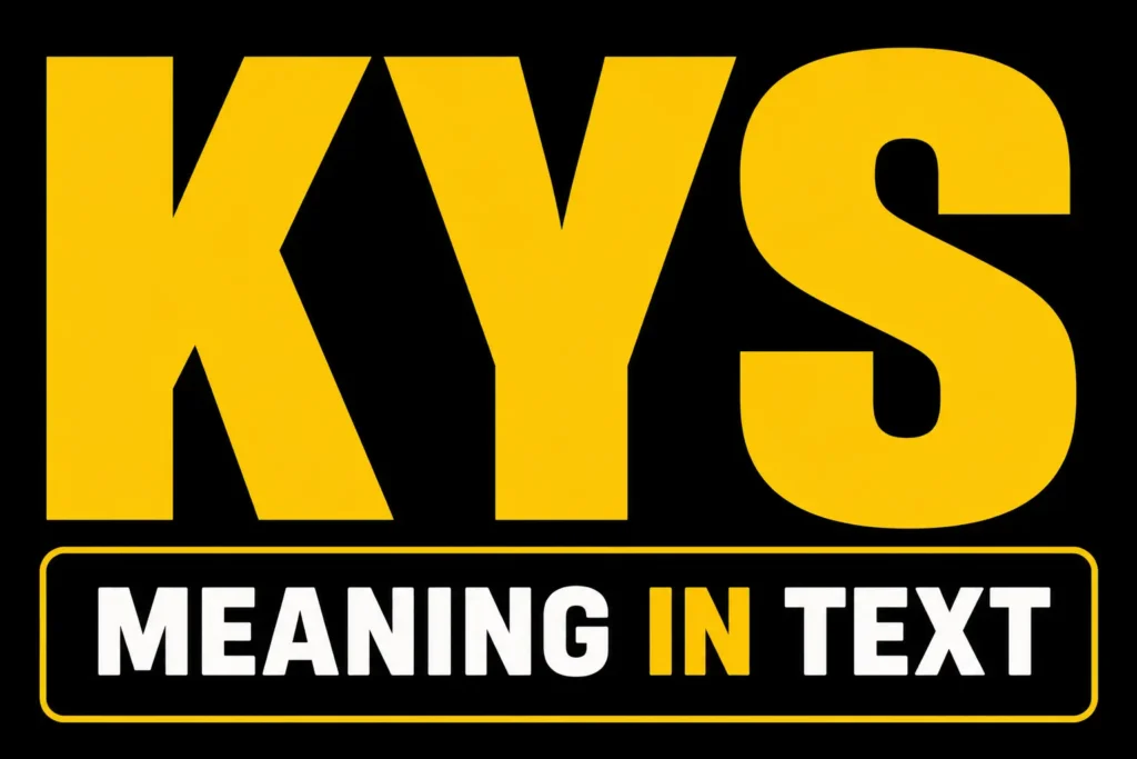 KYS Meaning in Text