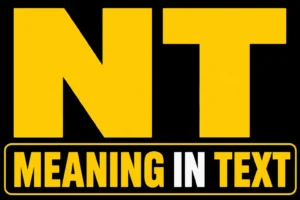 NT Meaning in Text