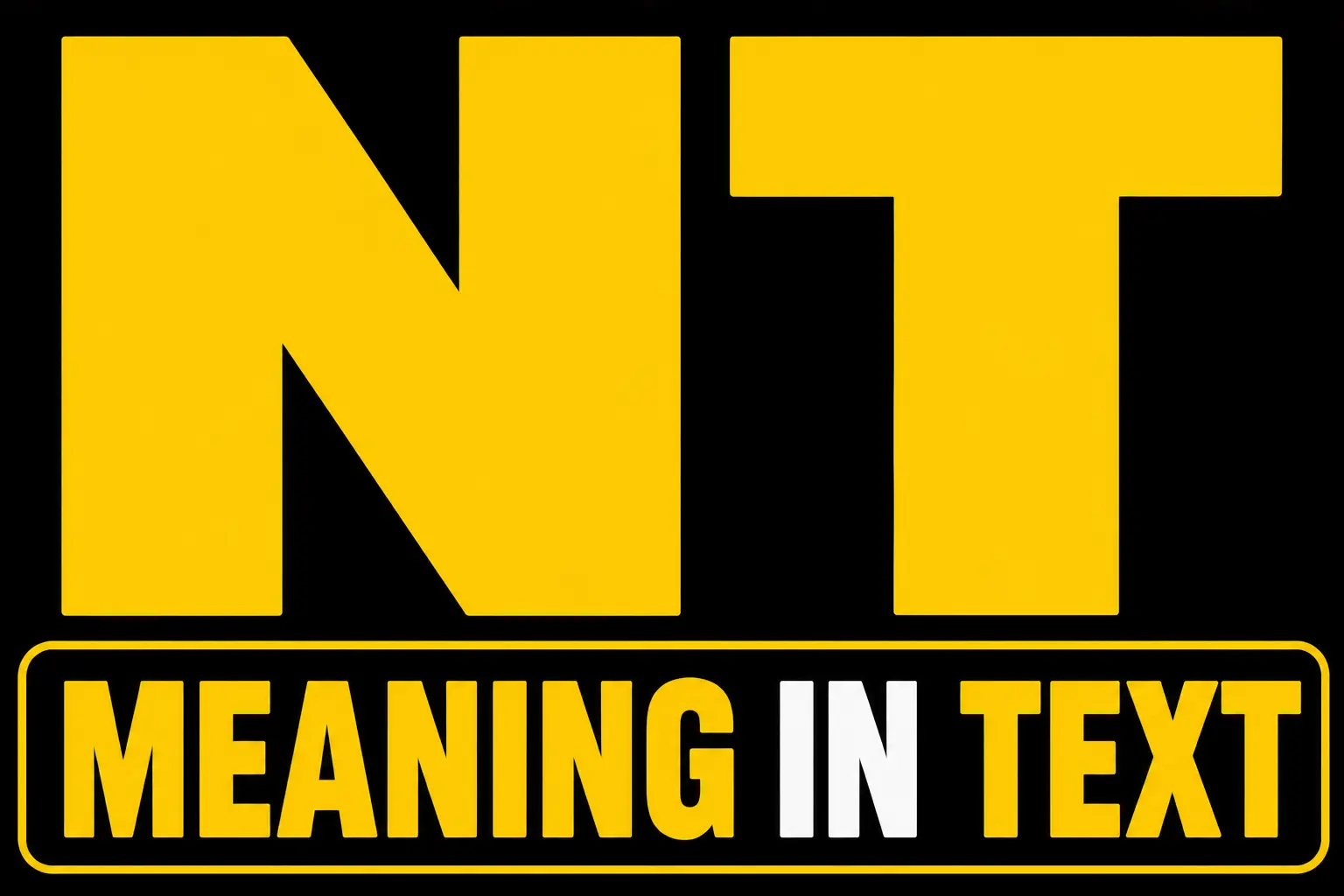 NT Meaning in Text