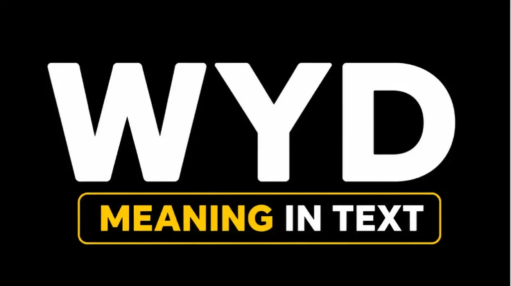 WYD Meaning in Text