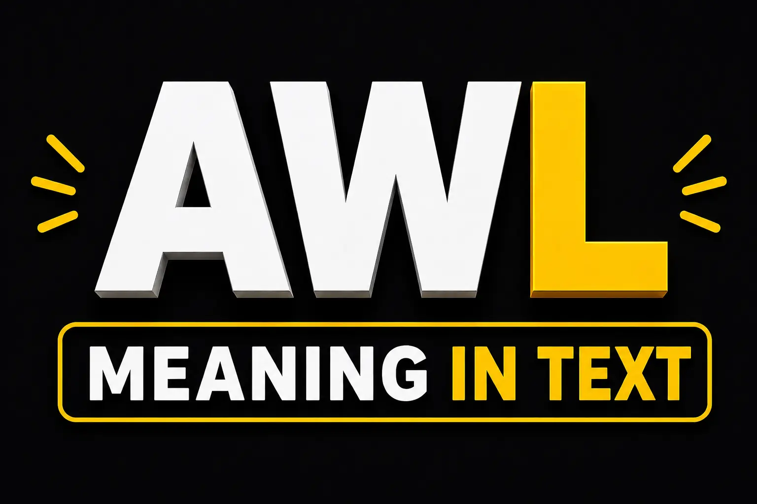 AWL Meaning in Text