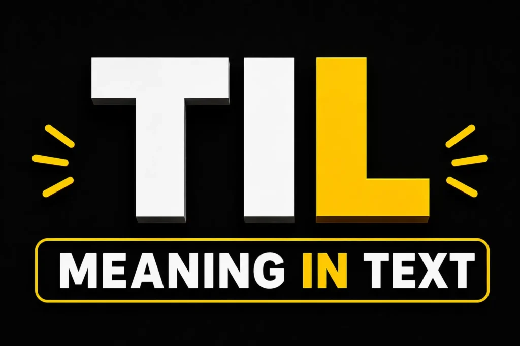 TIL Meaning in Text