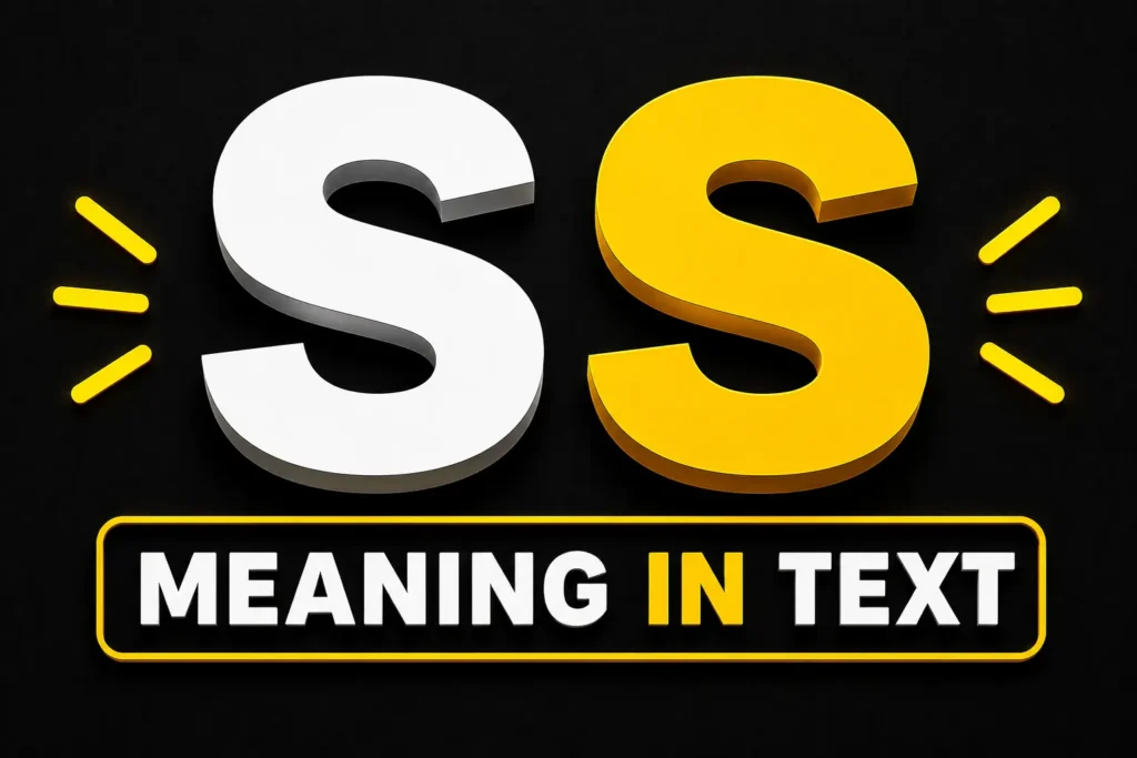 SS Meaning in Text