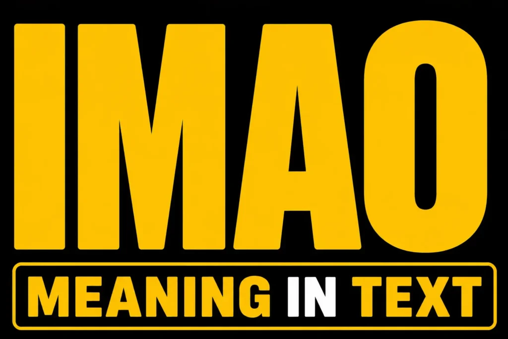 IMAO Meaning in Text