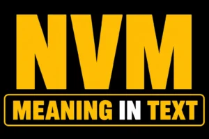 NVM Meaning in Text
