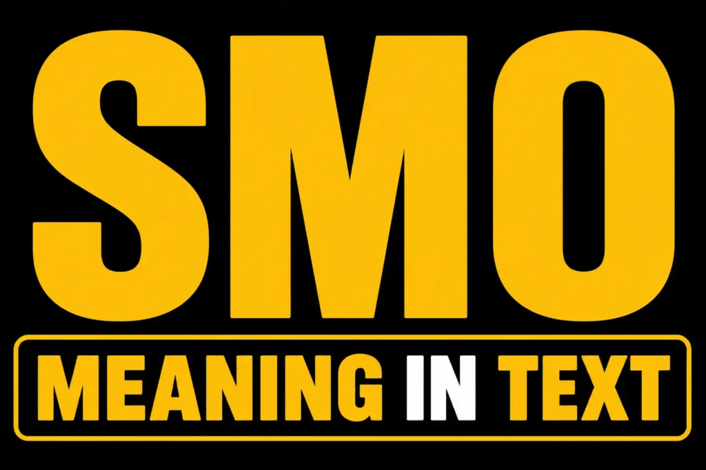 SMO Meaning In Text