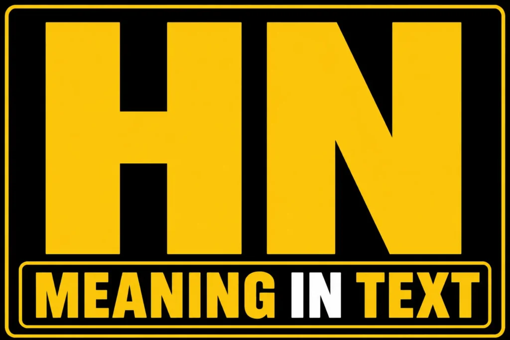 HN Meaning in Text