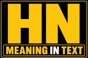 HN Meaning in Text