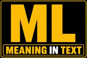 ML Meaning in Text