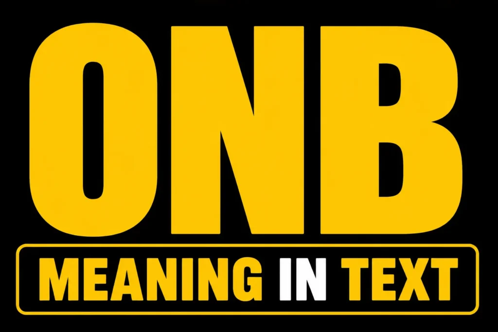 ONB Meaning in Text