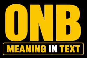 ONB Meaning in Text