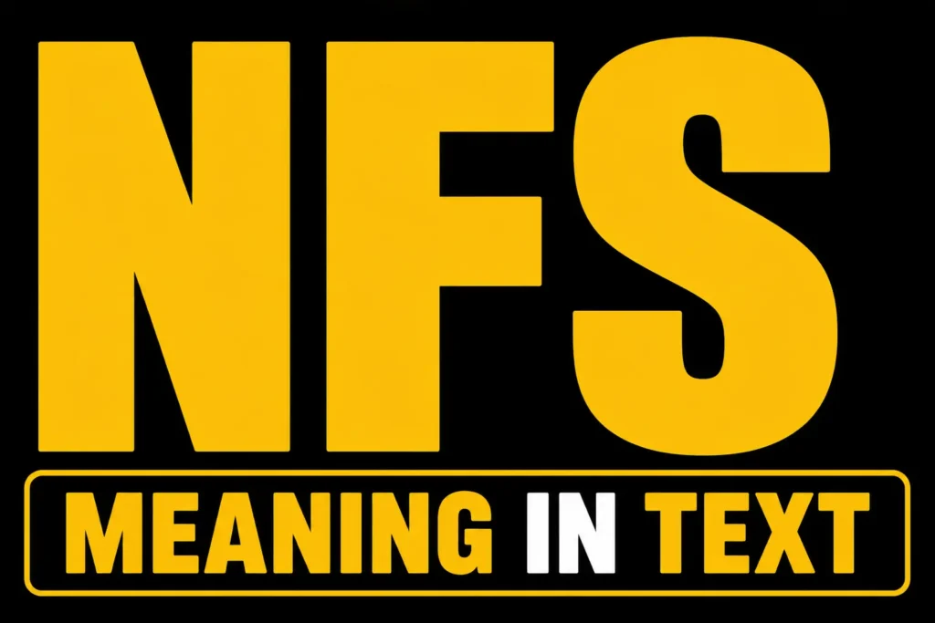 NFS Meaning in Text