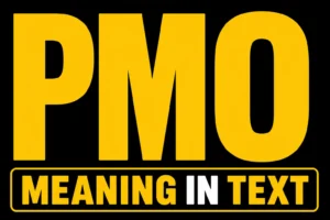 PMO Meaning in Text