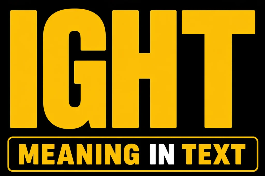 Ight Meaning in Text