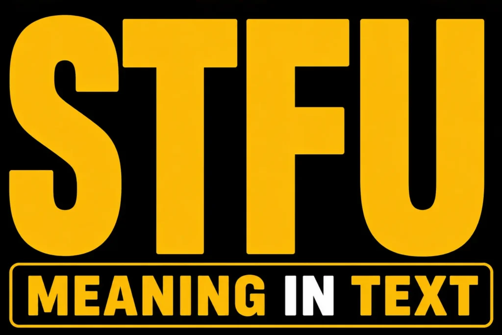STFU Meaning in Text