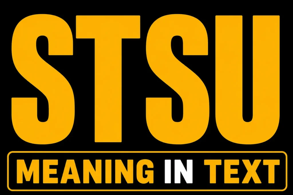 STSU Meaning in Text