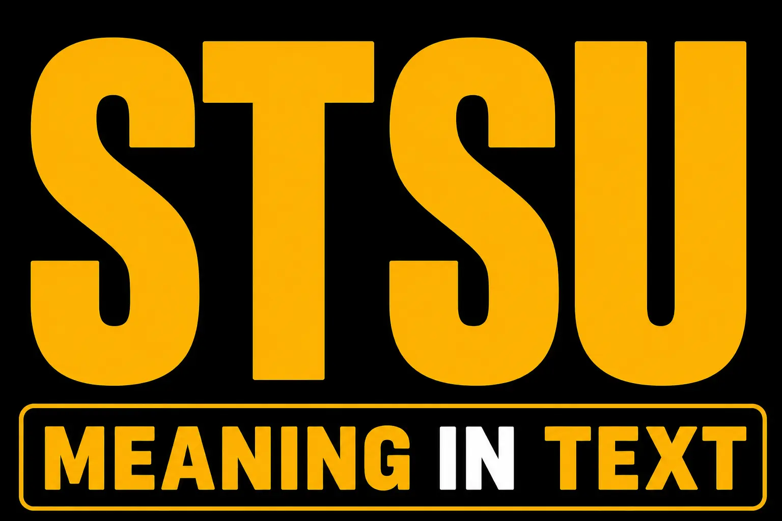STSU Meaning in Text