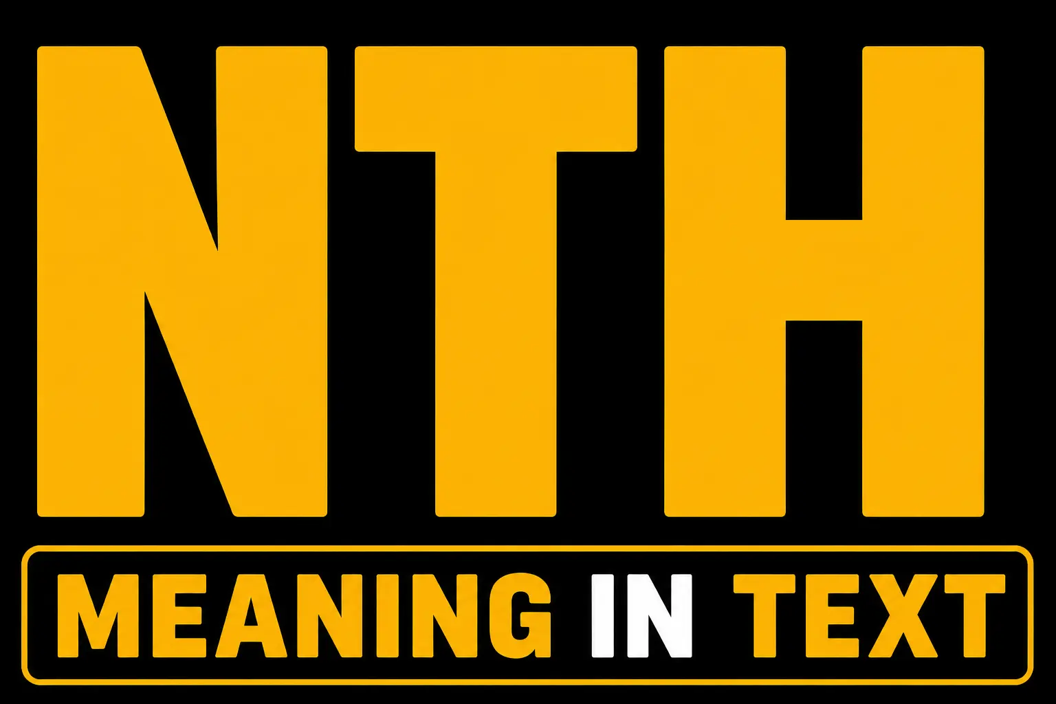 Nth Meaning in Text