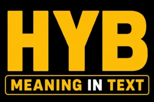 HYB Meaning in Text