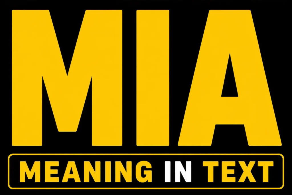 MIA Meaning in Text