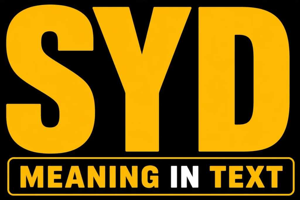 SYD Meaning in Text