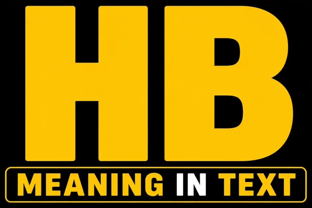 HB Meaning in Text