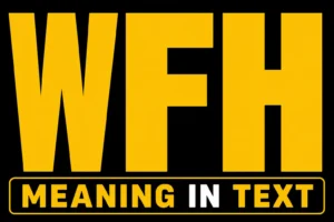 WFH Meaning in Text