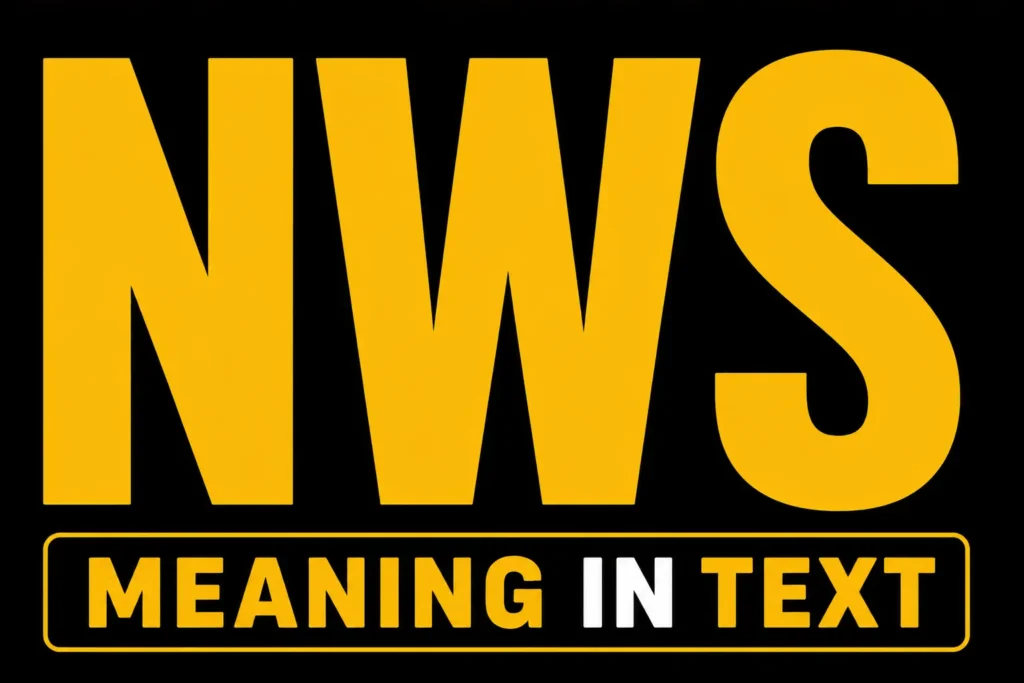 NWS Meaning in Text