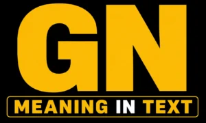 GN Meaning in Text