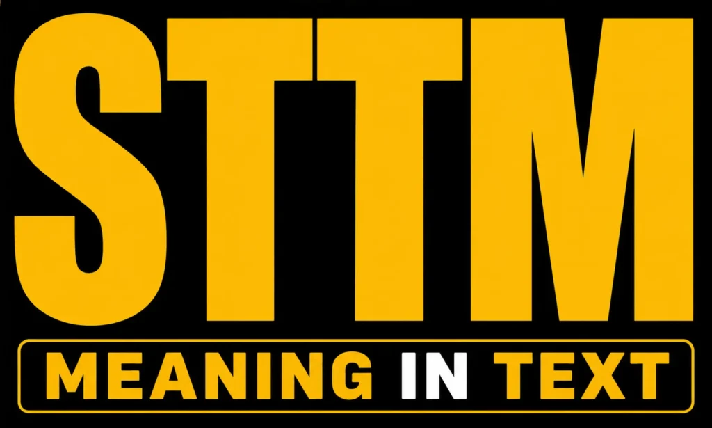 STTM Meaning in Text