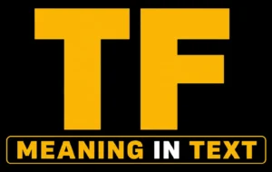 TF Meaning in Text