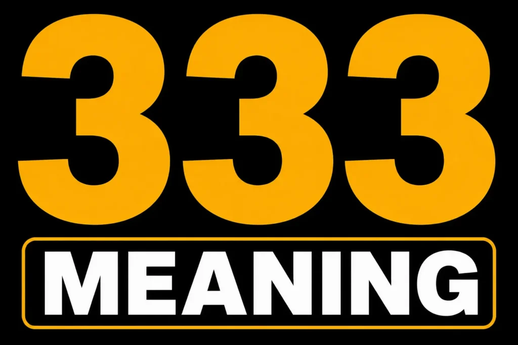 333 Meaning