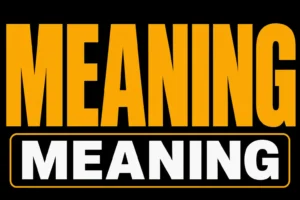 Meaning