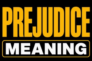 Prejudice Meaning