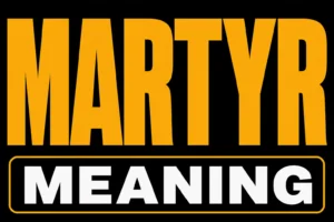 Martyr Meaning