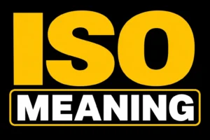 ISO Meaning