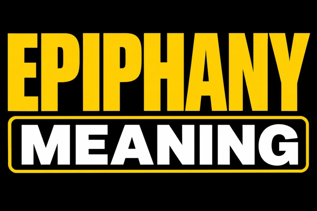 Epiphany Meaning