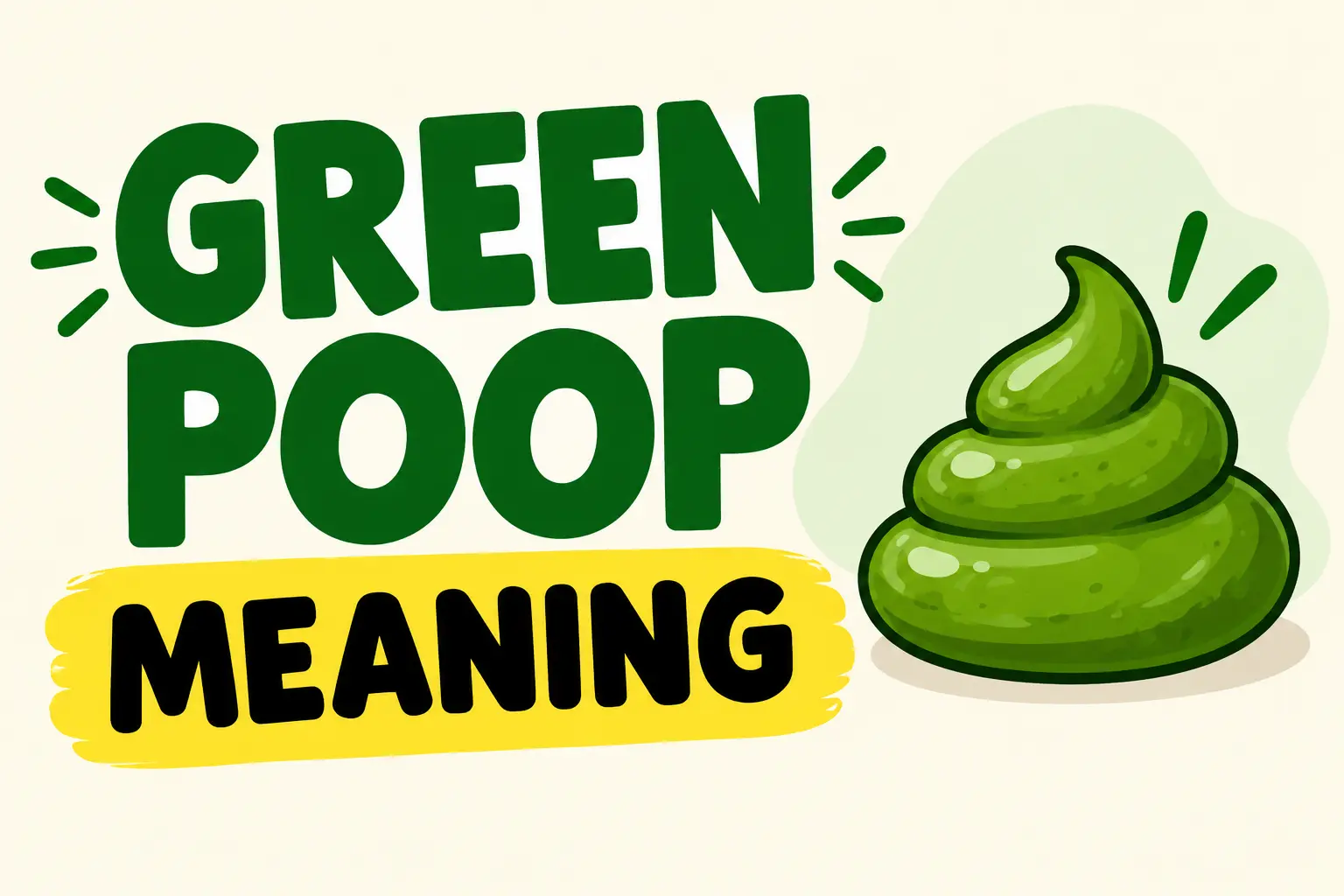Green Poop Meaning