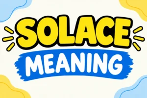Solace Meaning