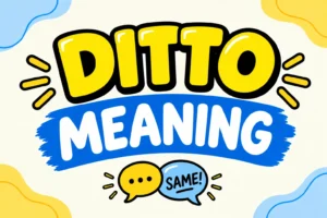 Ditto Meaning